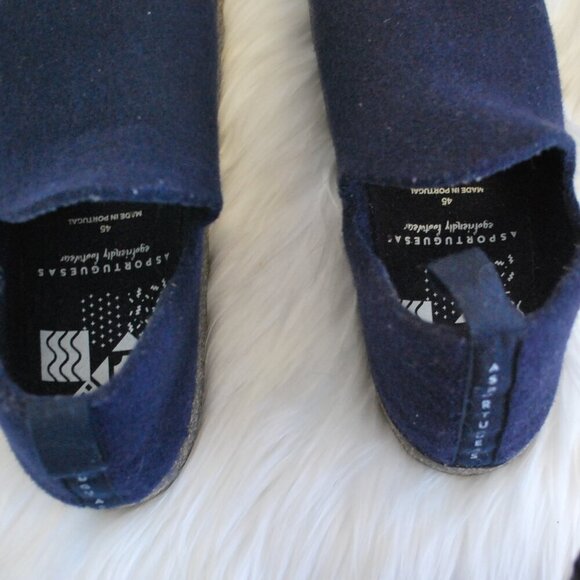 Asportuguesas by Fly London Men's Navy Blue City Slip-on Mules 11.5/45 - Picture 6 of 6